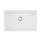 Cefito Kitchen Sink 70x45cm Granite Stone Sink Single Bowl White