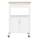Artiss Kitchen Island Trolley Rolling Serving Cart Storage Drawer Cupboard 60cm