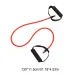 Resistance Bands with Handles, Exercise Bands with Handles, Single Resistance Bands for Resistance Training, Physical Therapy,Home Workouts, Red