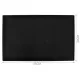 Black Dish Mat - Dish Rack, 45 x 30cm