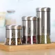 Round clear glass jars Kitchenware Grocery storage jars Tea jars Food storage jars  Airtight Food Storage Container （3pcs）
