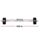 Everfit 48kg Barbell Set Weight Plates Bar Lifting Bench 168cm