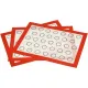 Silicone Baking Mat 3 pcs Set Reusable Non-Stick Baking Sheet Pastry Kneading Dough Oven Mat For Macaron Biscuit Dough,