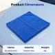 Microfiber Towels for Cars, Microfiber Cleaning Cloth, All-Purpose Microfiber Towels, Cleaning Rags for Cars, Hoe, Free from Streaks/Lint/Scratch, Blue, 12" x 12" (15-Pack)