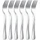 Cutlery Forks - 6 pieces - Stainless steel cutlery forks - Cutlery set - Suitable for Western dishes, desserts and coffee.