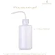 Squeeze Bottle Plant Watering Bottle 250ml 8oz Small Wash Bottle Squeeze Plastic Small Watering Can for Indoor Plants Succulent Watering Can (1pc)