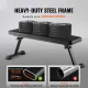Flat Weight Bench, Foldable Strength Training Bench, Utility Workout Bench for Full Body Workout, 1000 LBS Press Bench for Home Gym Exercise, for Multi-Purpose Weight Training and Ab Exercises
