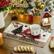 Placemats - Set of 4 - Christmas placemats - Table mats - Coasters - Christmas decorative placemats - 46x31cm - Suitable for party decorations, kitchens and dining rooms