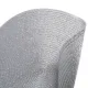 4 Piece DII Woven Placemats Collection Metallic Round Placemat Set, 11.8", Platinum SilverDecorative Sparkle Bling