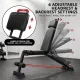 Everfit Adjustable Weight Bench Foldable Multi-Function Weight Bench
