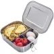 1400ml Lunchbox - Sandwich Box - Bento Box - Stainless Steel Food Containers - Adult Lunchbox - Sandwich Container - Metal Bento Lunchbox - Stainless Steel Food Storage Containers with Separate Compartments - Leakproof - Reusable - Microwave Safe