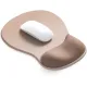 Gel mouse pad - mouse pad with wrist rest - Gaming Mouse Pad - Mouse Pad with Memory Foam Wrist Rest and Non-Slip Base - Non-Slip - Desk Accessories for Office - Office - For Computer, Cafe, Home & Office - 26 × 19.5 cm - Gradient Apricot