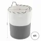 Artiss Woven Laundry Basket with handles Foldable White & Grey