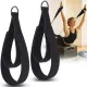 2PCS Pilates Straps, Pilates Double Loop Straps for Reformer, Fitness D-Ring Straps Double Loops Padded, Pilates Equipment D-Ring