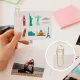Pen Holder Clip, Metal Pen Holder Clips for Notebook - 8 Pcs Colorful Paper Clip Pen Holder Planner Accessories, 4 Color Available (Only for Pens with a Thickness of Less Than 0.5 Inches)