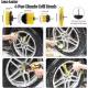 22 Pieces Car Wash Kit with Polishing Tools, Rim Brush and Interior and Exterior Car Care Accessories for Vehicle Cleaning