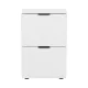 Artiss Filing Cabinet Files Storage Office Shelves File Organiser White 2 Drawer