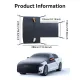 Black Green car windshield sun shade, Australian sun protection, car interior protection, UV blocker for cars, heat shield windshield, car sun visor, vehicle sun protection, windshield cover