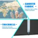 Large 80x30x0.2cm World Map Desk Mat, Non Slip Stitched Edge Keyboard Mouse Pad for Off Home