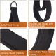 2PCS Pilates Straps, Pilates Double Loop Straps for Reformer, Fitness D-Ring Straps Double Loops Padded, Pilates Equipment D-Ring