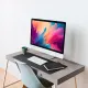 Leather Desk Pad 36" x 20",  Office Desk Mat Waterproof Black - Premium Quality - Smooth Mouse Writing Surface - Maximum Protection Dual-Sided Pu Leather Blotter for Desk Office/Home