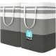 Freestanding Laundry Basket Collapsible Laundry Hamper 2-Pack Large Clothes Storage Bin Foldable Laundry Baskets for Bedroom, Bathroom, Laundry Room