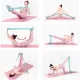 Nitpicker Stretching Straps Hamstring Stretcher Device Elastic Exercise Band Yoga mat Carrying Straps Leg Exercise Equipment Stretching Strap with Loops for Flexibility Stretch Strap 11 Loops