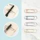 Pen Holder Clip, Metal Pen Holder Clips for Notebook - 8 Pcs Colorful Paper Clip Pen Holder Planner Accessories, 4 Color Available (Only for Pens with a Thickness of Less Than 0.5 Inches)