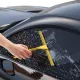 Shower Squeegee and Window Squeegee, Stainless Steel, Cleaner for Bathroom Showers Glass Doors, Home Mirrors, Car Windows Wiper, 10 Inch, Gold