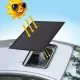 Car Sunroof Sunshade Cover Updated | Car Window Screens for Camping with Sun Glare, UV Rays | Moonroof Cover with Breathable Mesh Sun Shade | Enhanced Magnetic Stripes (100*65cm)