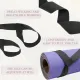 Yoga Mat Strap for Carrying - Cotton Yoga Mat Carry Strap Sling- Adjustable Loops for all Mat Sizes(Yoga Mat not included)