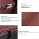 Thin Car Center Console Cover,Leather+Memory Foam Car Armrest Cover with 2 Storage Bags,Universal Car Storage Organizer Car Accessories Interior for Most Cars Trucks SUVs (Black)