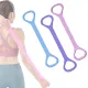 3 Pack Figure 8 Fitness Resistance Band, Elastic Bands for Working Out,Arm|Back|Chest Training Exercise Bands, Exercise Equipment for Yoga, Pilates,Physical Therapy