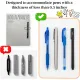 Paperclip Pen Holder, Metal Pen Holder for Notebook - 8 Pcs Cross Shaped Pen Clips Planner Accessories Office Supplies (Only for Pens with a Thickness of Less Than 0.5 Inches)
