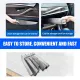 Car Windshield Sun Shade, 55.1 x 27.5 Front Windshield Sunscreen Heat Shield, Universal Car Front Window Sun Protector Cover, Car Windshield Cooling Cover for Truck SUV Car (Silver)