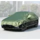 Half Car Cover Sedan with Green Reflective Strip,All Weather Car Body Cover for Sun, Rain, Dust(Fit People Movers,Utes Length 5.2m to 5.8m)-green