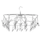 Clothes Drying Rack with 28 Clips Stainless Steel Laundry Drying Hanger for Socks Towels Bras Underwear