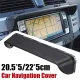 Universal Car GPS Sun Shade Visor Cover Anti Glare Shield for 7 to 8 Inch Navigation Screens Black, for Car Truck Motorcycle and Vehicle Use
