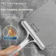 3 in 1 Window Cleaning Scraper, Cleaner Window Squeegee with Sprayer, Squeegee and Scrubber Spray Bottle Window Squeegee for Shower Glass,Mirrors(Yellow+White)