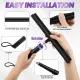Extendable Shower Squeegee - Up to 120 CM - With Hanging Hook and Squeegee Cloth - Floor Squeegee / Window Squeegee with Long Handle - Shower and Bathroom Squeegee - For Windows, Mirrors, Bathroom, Smooth Surfaces