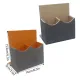 Hotel Remote Control Holder Leather Desk Organiser Caddy for TV AC Storage - Brown