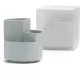 360 degree rotating multi-functional pen holder with 3 separate layer for office desk organiser (Grey)