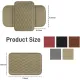 Thin Car Center Console Cover,Leather+Memory Foam Car Armrest Cover with 2 Storage Bags,Universal Car Storage Organizer Car Accessories Interior for Most Cars Trucks SUVs (Black)