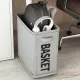 Laundry Baskets with Wheels and Handle, Collapsible Laundry Baskets, Clothes Laundry Basket with Removable Wash Bags for College Dorm, Rolling Laundry Hamper Gray