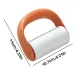 Reusable Washable Lint Roller Sticky Lint Roller Dust Clothes Hair Remover Clean - Orange+Blue+10X Refills Rolls