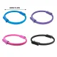 Multicolor Yoga Circle Crescent Handle Pilates Ring for Body Toning Exercise - Pink