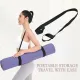 Yoga Mat Strap for Carrying - Cotton Yoga Mat Carry Strap Sling- Adjustable Loops for all Mat Sizes(Yoga Mat not included)