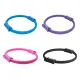 Multicolor Yoga Circle Crescent Handle Pilates Ring for Body Toning Exercise - Pink