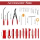 High Quality 28Pcs Auto Mechanic Tool Kit Car Cleaning Kit Car Cover Fastener Accessories Clip Removal Repair Tools