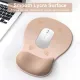 Gel mouse pad - mouse pad with wrist rest - Gaming Mouse Pad - Mouse Pad with Memory Foam Wrist Rest and Non-Slip Base - Non-Slip - Desk Accessories for Office - Office - For Computer, Cafe, Home & Office - 26 × 19.5 cm - Gradient Apricot
